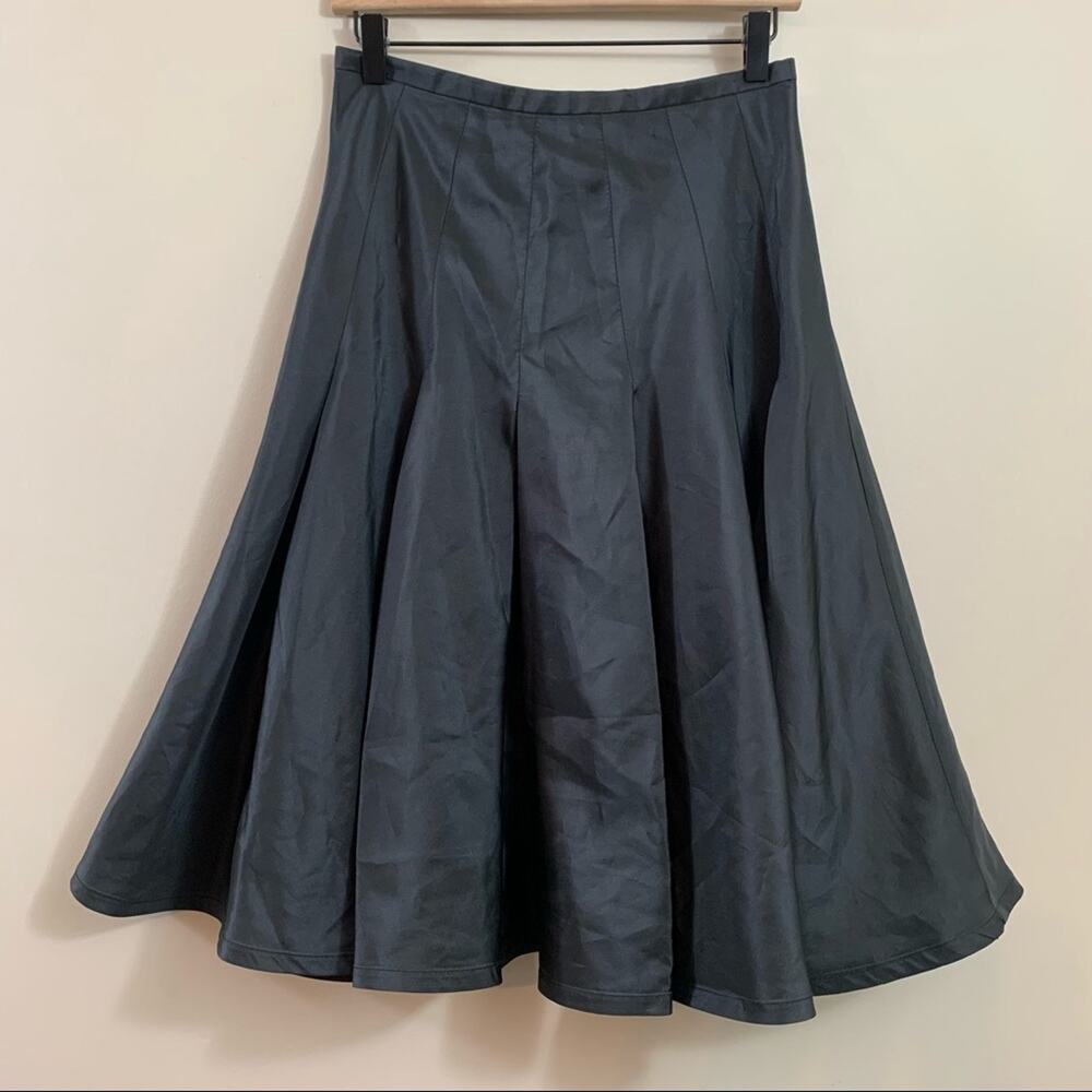 Xscape Dark Slate A-Line Full Circle Skirt
